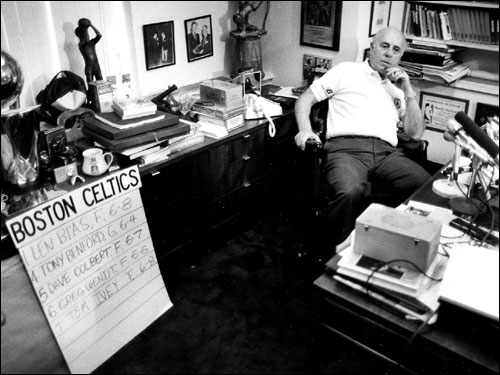 Red in his office just after the death of Len Bias
